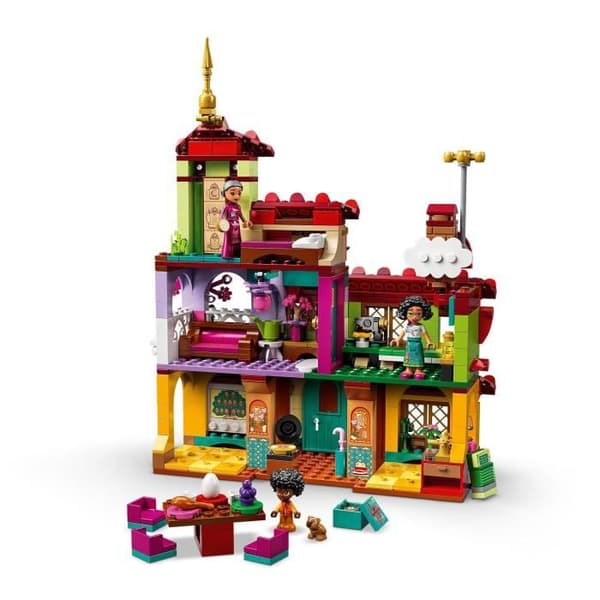 LEGO 43202 Disneys madrigalhus, leksak, med Encanto-filmfigurer och minidockor, presentidé för pojkar och flickor 6 år