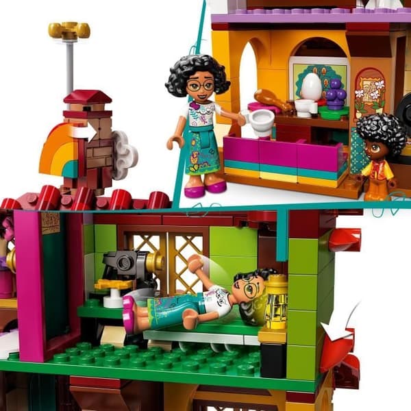 LEGO 43202 Disneys madrigalhus, leksak, med Encanto-filmfigurer och minidockor, presentidé för pojkar och flickor 6 år
