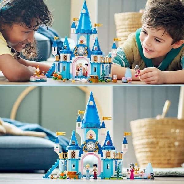 LEGO Disney Princess - Askungen och Prince Charming's Castle - Leksak från 5 år - 365 bitar