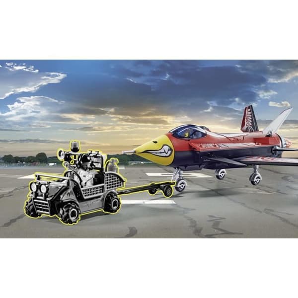 PLAYMOBIL - 70832 - Air Stuntshow Jet "Aigle" - Fällbar - Barn - 726g