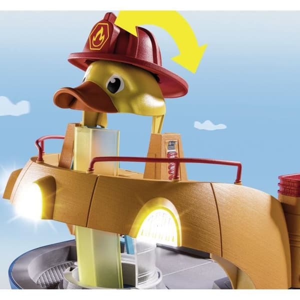 PLAYMOBIL - 70910 - Duck on call huvudkontor - 119 stycken - Barn - Vit och orange