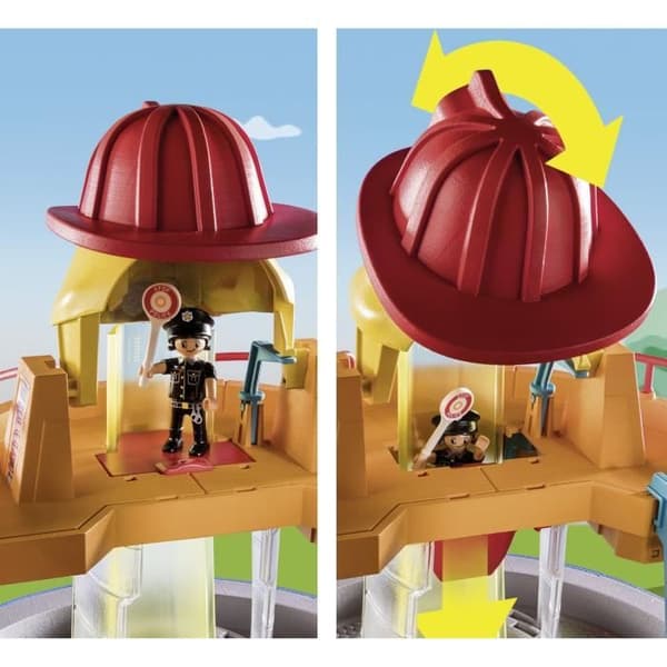 PLAYMOBIL - 70910 - Duck on call huvudkontor - 119 stycken - Barn - Vit och orange