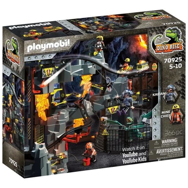 PLAYMOBIL - 70925 - Dino Rise - Dino Mine - Med 4 karaktärer och 1 dino
