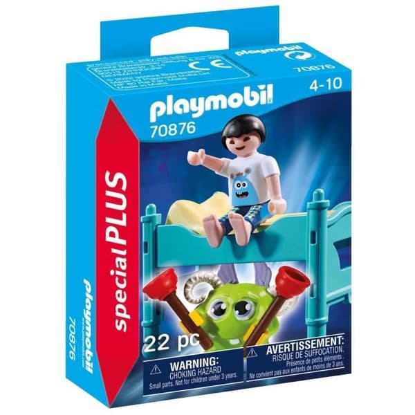 PLAYMOBIL - 70876 - Barn med litet monster - 22 stycken - Från 4 år