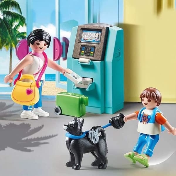 PLAYMOBIL - 70439 - Semesterfirare och varuautomat - Family Fun - PLAYMO Beach Hotel - 29 stycken