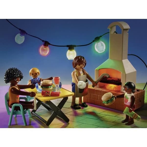 PLAYMOBIL - 70987 - City Life - Relaxationsområde med pool - 159 delar - Röd - Blandat