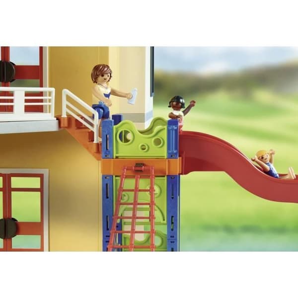 PLAYMOBIL - 70987 - City Life - Relaxationsområde med pool - 159 delar - Röd - Blandat