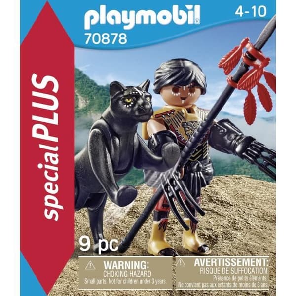 PLAYMOBIL - 70878 - Fighter med panter - Flerfärgad - 9 stycken - Barn - 4 år och uppåt
