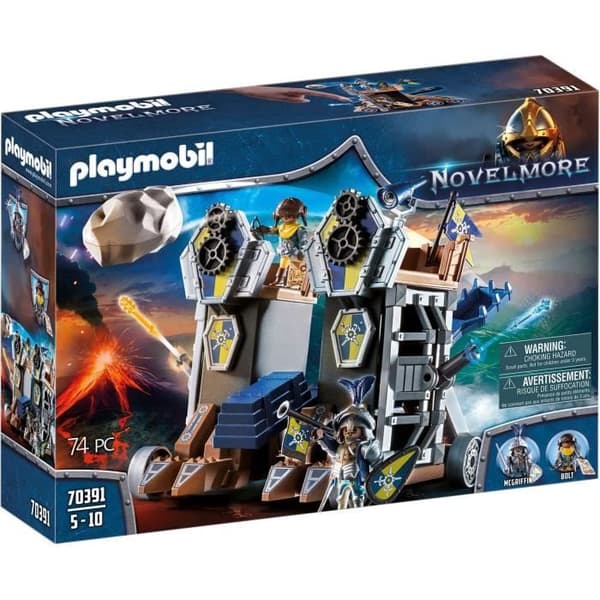 PLAYMOBIL 70391 Novelmore Knights Mobile Attack Tower Novelmore