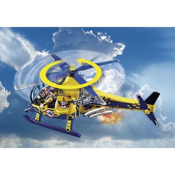 PLAYMOBIL - 70833 - Air Stuntshow Plastic Helikopter och filmteam för barn från 5 år och uppåt
