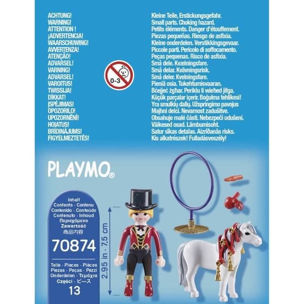 PLAYMOBIL - 70874 - Artist med ponny - Special Plus karaktär - Tillbehör - Barnleksak