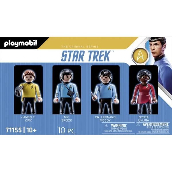 PLAYMOBIL 71155 Star Trek-team, figurer och tillbehör för fans av serien, Från 10 år