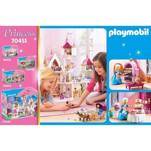 PLAYMOBIL 70451 Palace Pastry, Prinsessorna, 133 stycken, från 4 år och uppåt