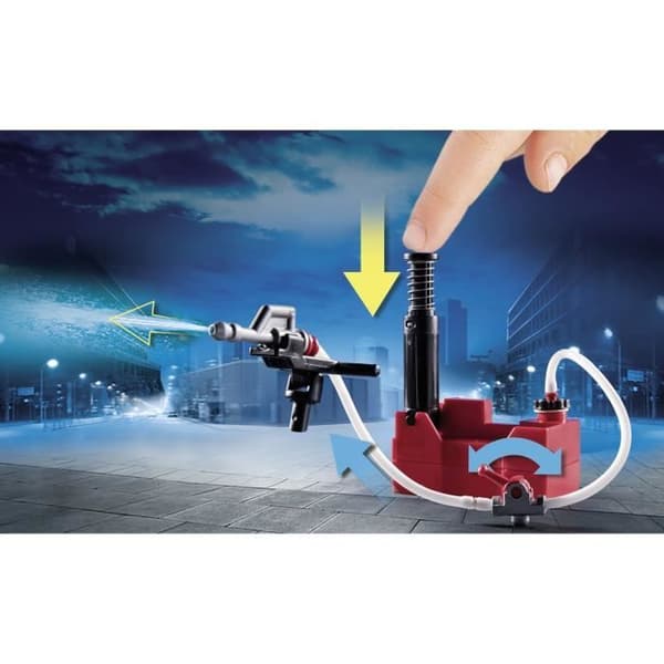 PLAYMOBIL 70935 Brandbil med stege, City Action, Brandmän, 113 stycken, 5 år och uppåt