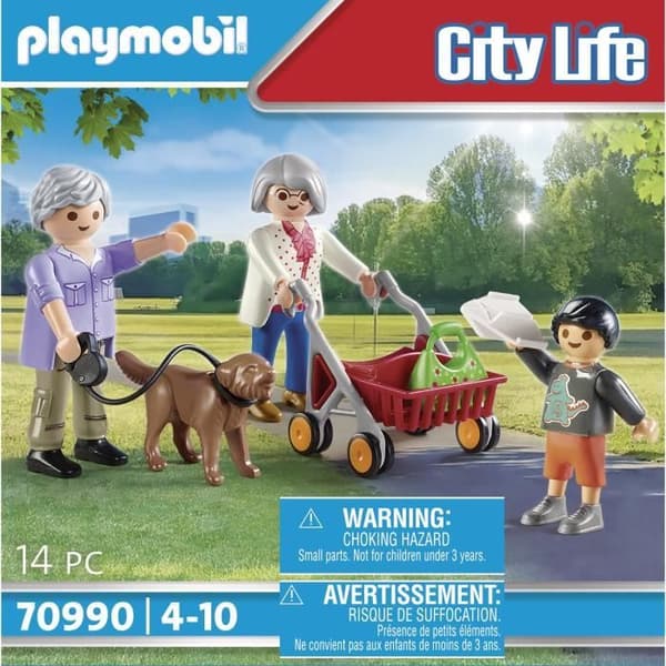 PLAYMOBIL - 70990 - Stadsliv - Farföräldrar med barnbarn