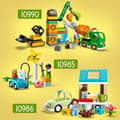 Miniatyrbild 5 av 6: LEGO DUPLO My Town 10986 Familjehem på hjul - Pedagogisk leksak med bil och klossar