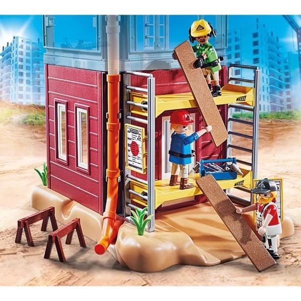 PLAYMOBIL - 70446 - City Action Construction - Arbetare med byggnadsställningar