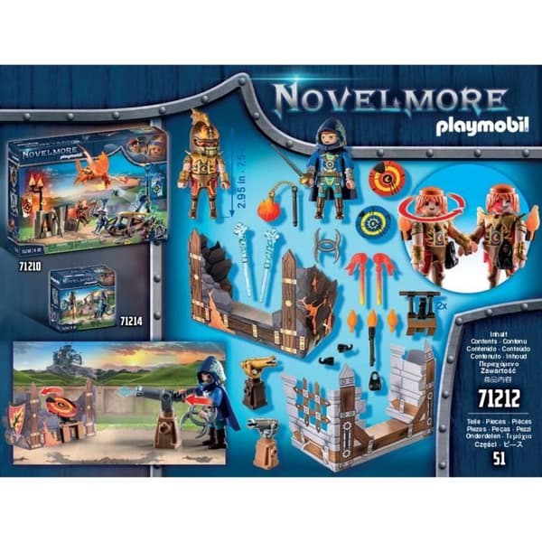 PLAYMOBIL - 71212 - Novelmore - Duell Knight Novelmore och Burnham Raider