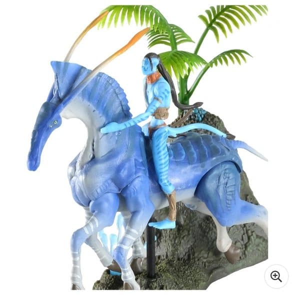Avatar Disney World of Pandora Tsu'Tey & Direhorse Set