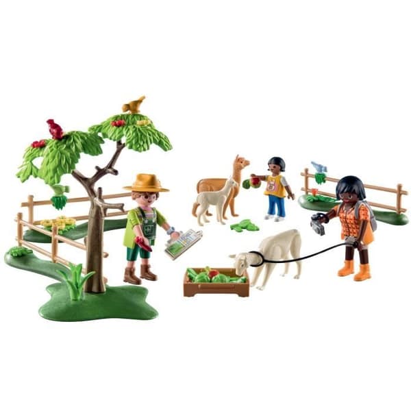 PLAYMOBIL 71251 Alpaca- och vandrarhölje, Country La Ferme, 56 stycken, från 4 år och uppåt