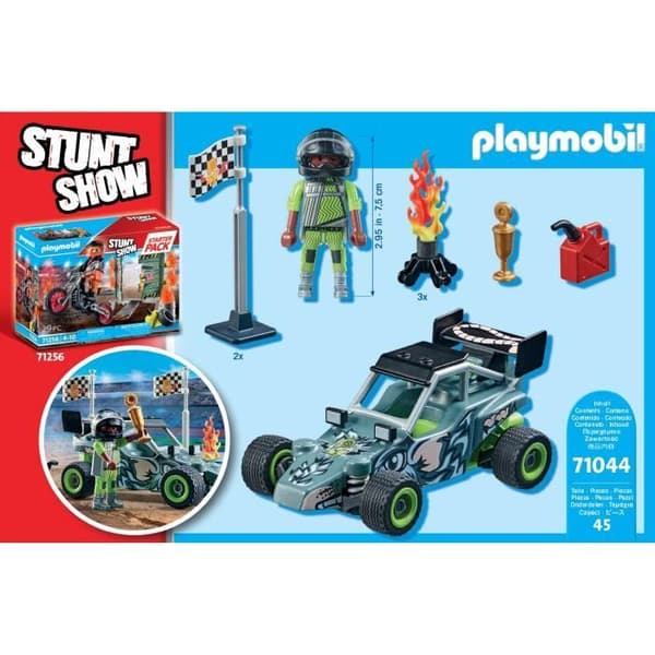 PLAYMOBIL 71044 Promo Pack Stuntshow Stuntman och Buggy