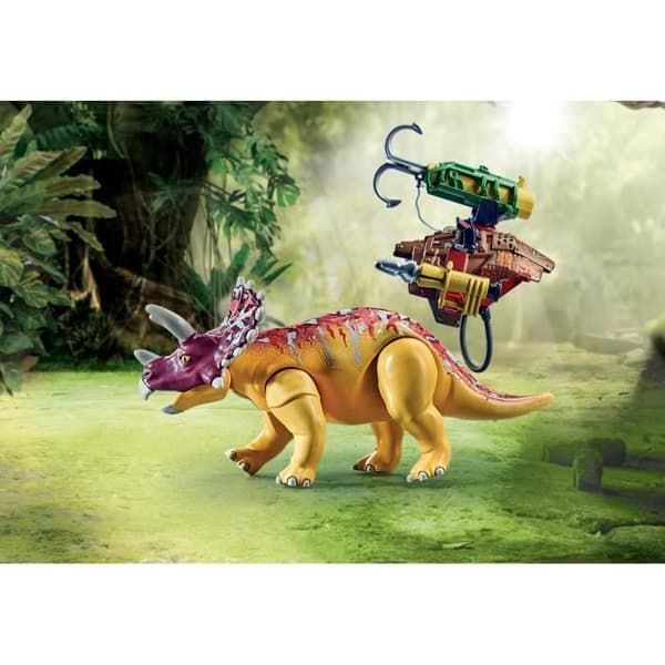 PLAYMOBIL - Dino Rise - Triceratops och soldater - Blandat - 5 år - 37 stycken