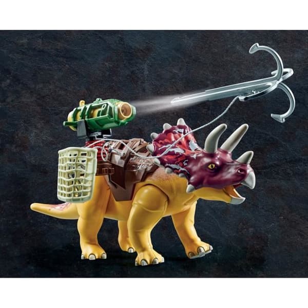 PLAYMOBIL - Dino Rise - Triceratops och soldater - Blandat - 5 år - 37 stycken
