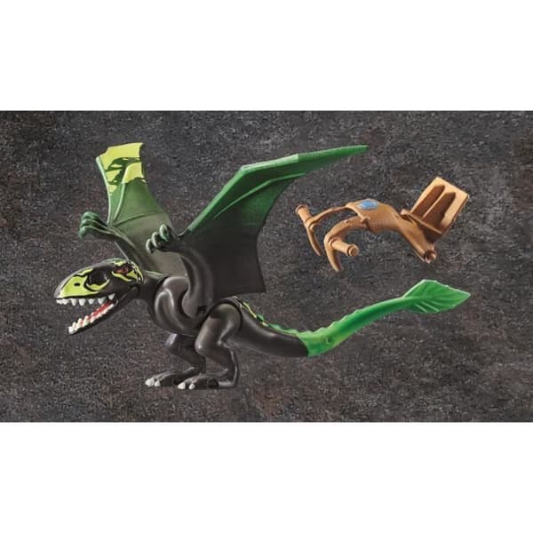 PLAYMOBIL - 71263 - Dino Rise - Dimorphodon och rangers - Flerfärgad - 5 år - 2 års garanti