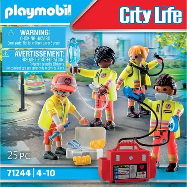 PLAYMOBIL - 71244 - Stadsåtgärd The Rescuers - Rescue Team