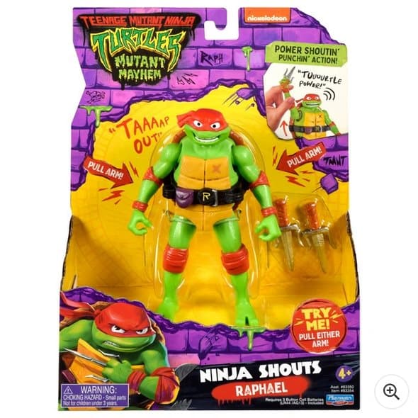 Teenage Mutant Ninja Turtles Mutant Mayhem - Ninja Shouts Figure Raphael