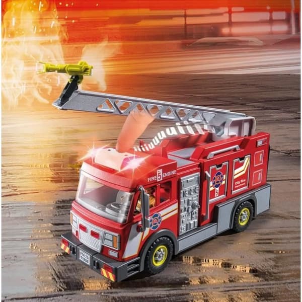 PLAYMOBIL 71233 City Action Brandbil med stor stege