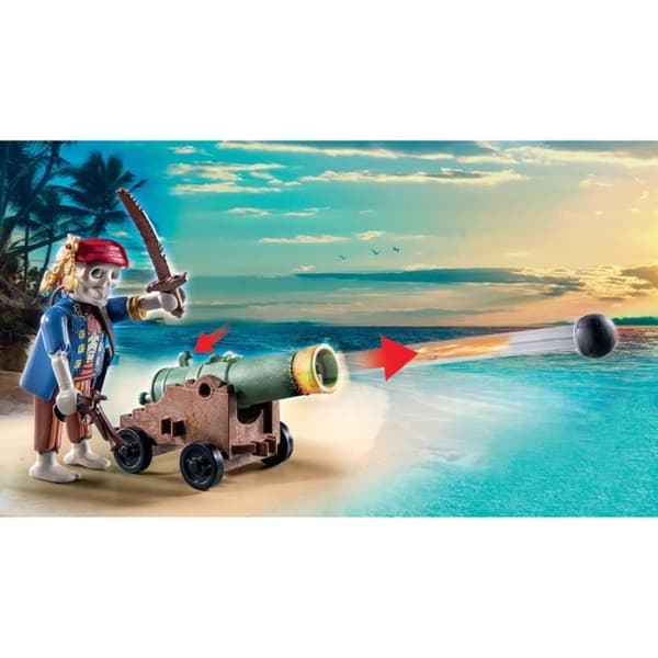 PLAYMOBIL - 70962 - Pirate - Pirate Island - Treasure Island Adventure - 104 stycken