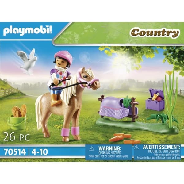 PLAYMOBIL 70514 Ryttare och islandsponny