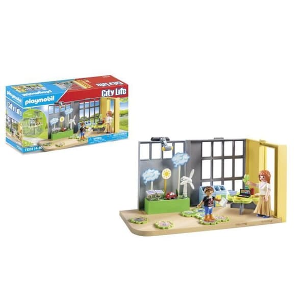 PLAYMOBIL 71331 Pedagogisk klass om ekologi, Stadsliv, Skola, 52 stycken, Från 4 år