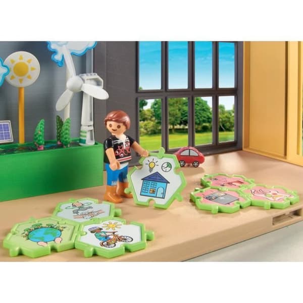 PLAYMOBIL 71331 Pedagogisk klass om ekologi, Stadsliv, Skola, 52 stycken, Från 4 år
