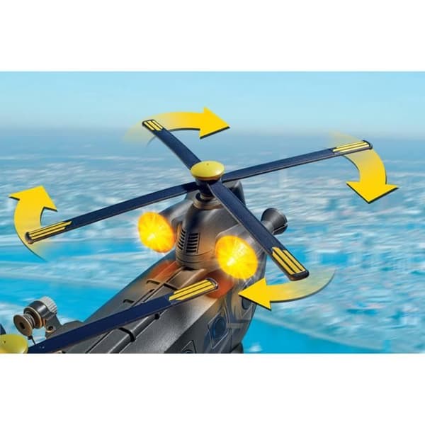 PLAYMOBIL 71149 Special Forces Transport Helikopter, Poliser, City Action, Elite Unit, 117 stycken, 5 år och uppåt