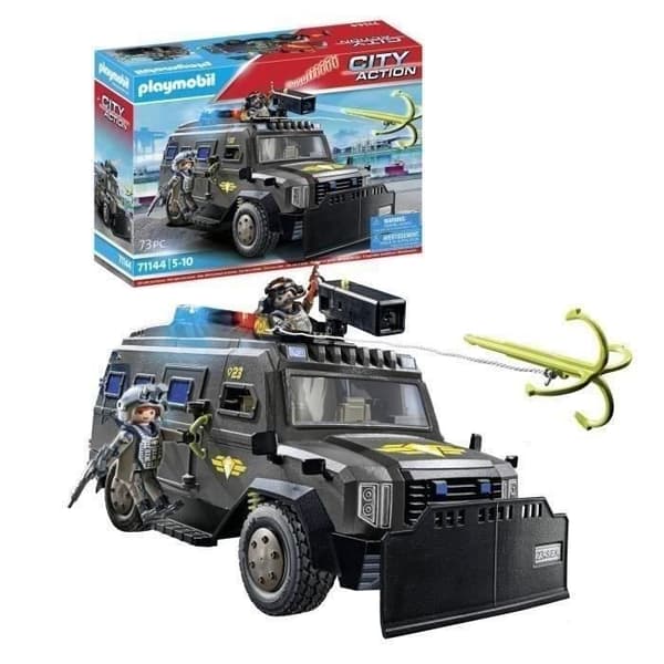 PLAYMOBIL 71144 Insatsfordon för specialstyrkor, poliser, City Action, Elitenhet, 73 stycken, 5 år och uppåt