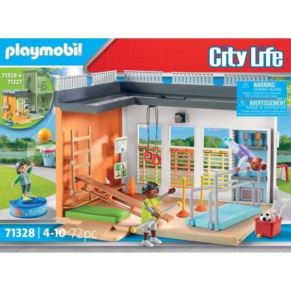 PLAYMOBIL 71328 Idrottshall - Stadsliv - Skola - Älskar att lära Skolvärlden