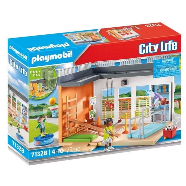 PLAYMOBIL 71328 Idrottshall - Stadsliv - Skola - Älskar att lära Skolvärlden