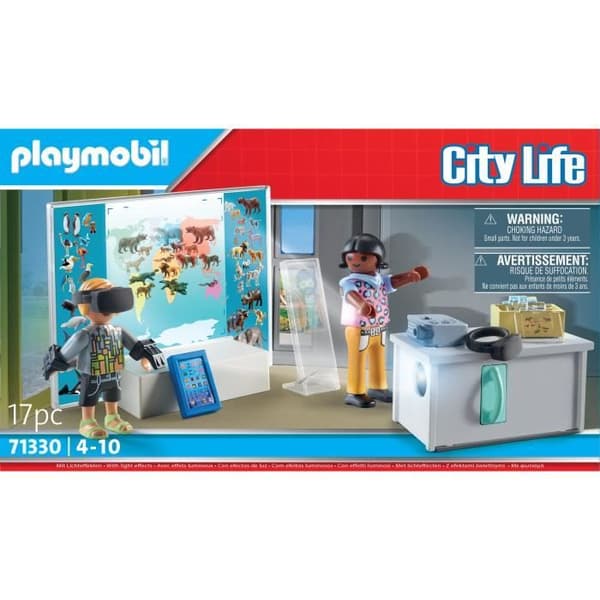PLAYMOBIL - Klassrum med förstärkt verklighet - Stadsliv - Skola - 17 stycken