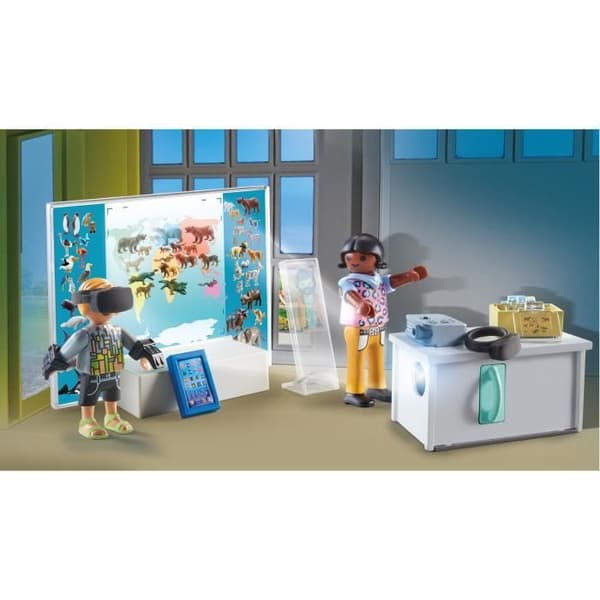 PLAYMOBIL - Klassrum med förstärkt verklighet - Stadsliv - Skola - 17 stycken