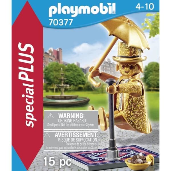 PLAYMOBIL - 70377 - Gatukonstnär - Playmobil City Life-sortiment - Ålder 4 år - 15 stycken