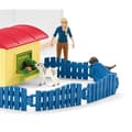 Miniatyrbild 5 av 6: Farm Animal Hotel - Stor 54 delar Schleich leksakslåda med hund, katt, kanin, tillbehör och mer - present