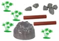 Miniatyrbild 4 av 6: Large Figure Set Wild Animals Safari  + Accessories  34 Elements