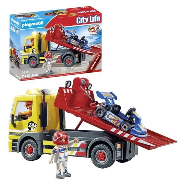 PLAYMOBIL 71429 Dragbil med fyrhjuling, City Life, 2 tecken, Från 4 år