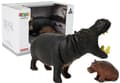 Miniatyrbild 3 av 7: Set of figures Animals Africa Hippo Zebra