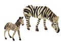 Miniatyrbild 4 av 7: Set of figures Animals Africa Hippo Zebra