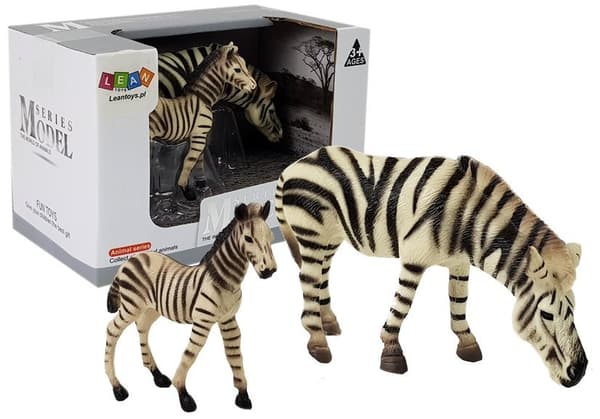 Set of figures Animals Africa Hippo Zebra