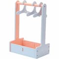 Miniatyrbild 1 av 2: Trähängare för dockor - Petitcollin - Storlek 40,5x27,5x17,5 cm - Färg Blå - Blandat - Från 3 år