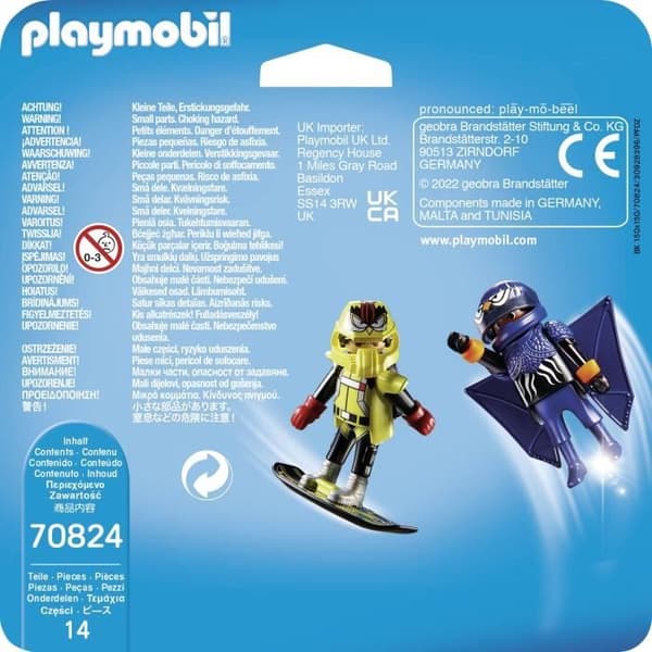 PLAYMOBIL - 70824 - Playmobil Duo - Air Stuntshow - Barn - Från 4 år - Blandade material - Flerfärgad